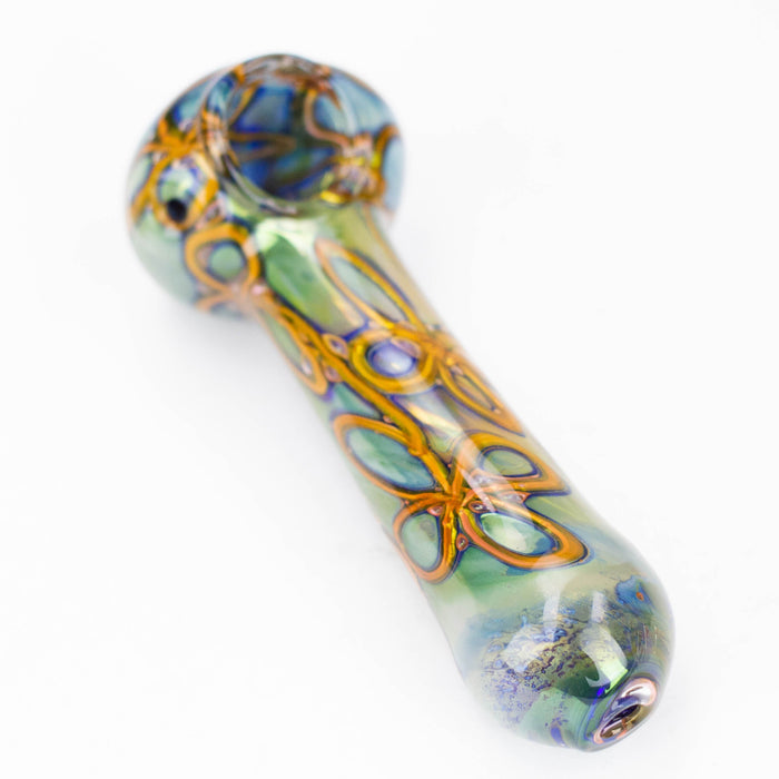 5" Gold Fumed Hand Pipe [10937] Glass Pipe ONE