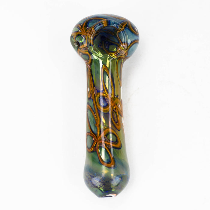 5" Gold Fumed Hand Pipe [10937] Glass Pipe ONE