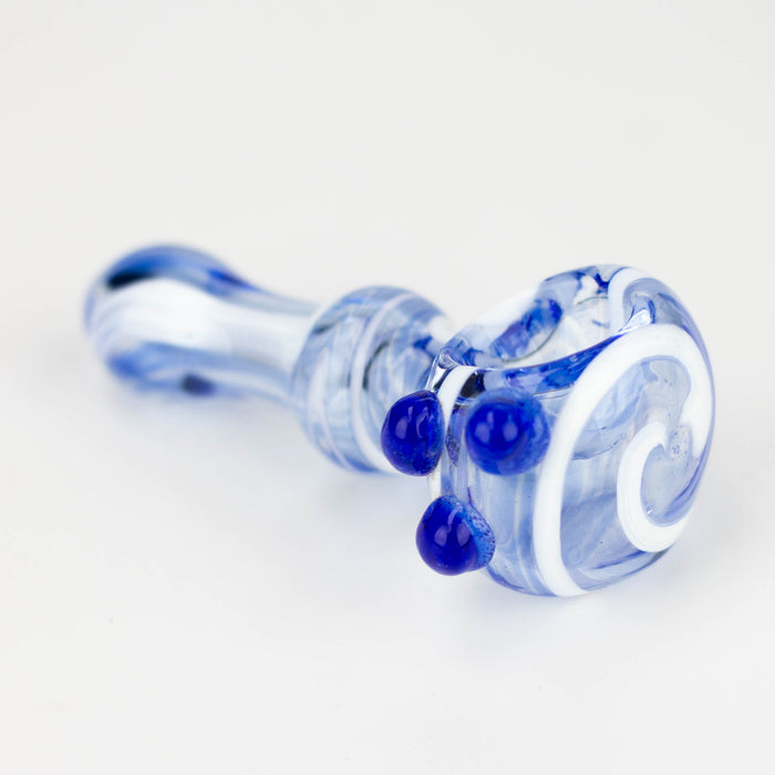 3.5" soft glass hand pipe Pack of 2 [10953]