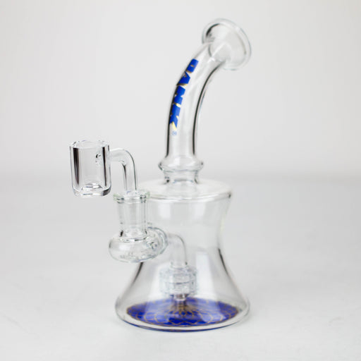 DANK | 7" Rig with Gold Decal Base Glass Rig Northern Aurora Trading Ltd