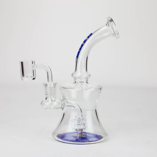 DANK | 7" Rig with Gold Decal Base Glass Rig Northern Aurora Trading Ltd