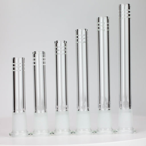 Glass Slitted Glass Diffuser Downstem 6 size mixed Pack of 12 Downstem · Bowlstem 777 Smoke
