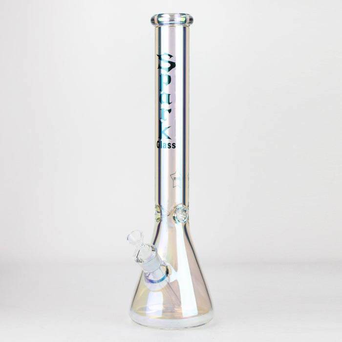Spark | 18" Electorplated 9 mm glass water bong