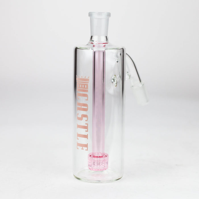 Castle Glassworks | Ash Catcher – Matrix Ashcatcher · Percolator · Filter · Mouthpiece Castle Glassworks Pink
