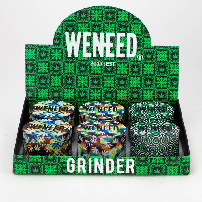 WENEED®-75mm Leaf Life Grinder 4pts 6pack_0