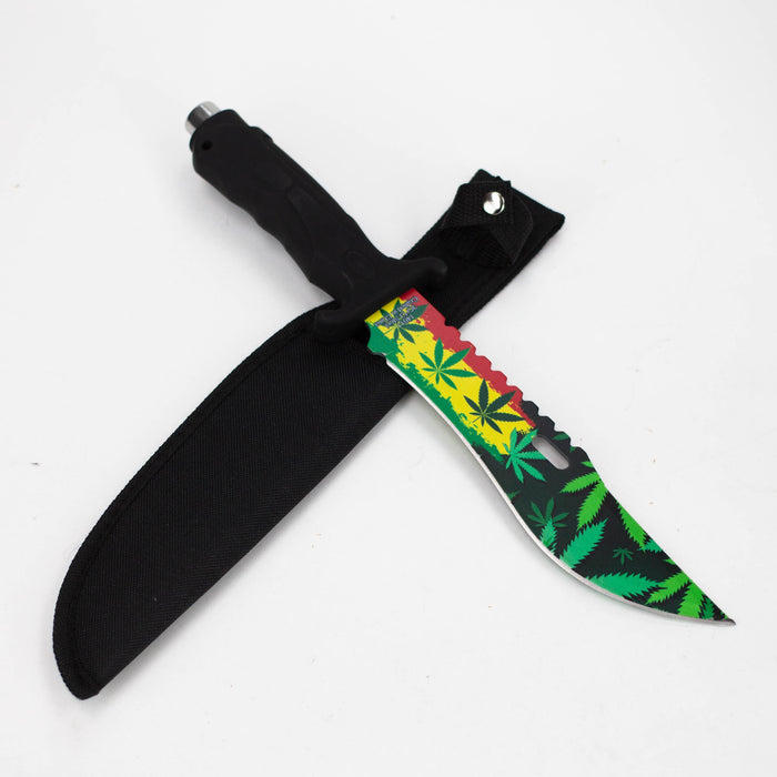 Defender-Xtreme 13″ ABS Handle Hunting Knife With Sheath [14010 / 13571]
