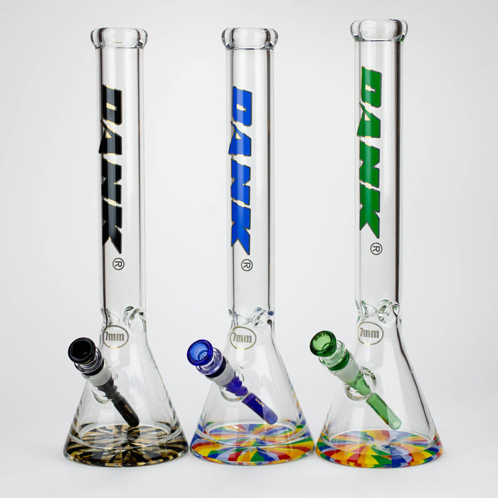 Dank | 18" 7mm Thick Beaker Bong with Thick Base Glass Bong Northern Aurora Trading Ltd