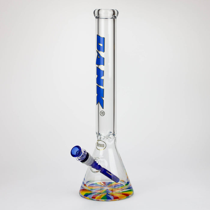 Dank | 18" 7mm Thick Beaker Bong with Thick Base Glass Bong Northern Aurora Trading Ltd Blue