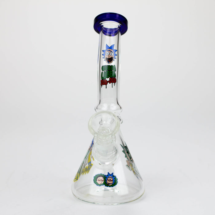 6" RM design glass water bong [BH104]