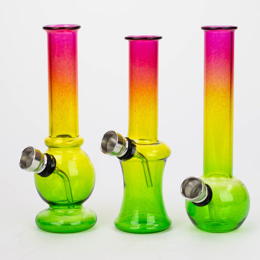 Z6" mini glass bong Box of 12 [BG266] Glass Bong 777 Smoke