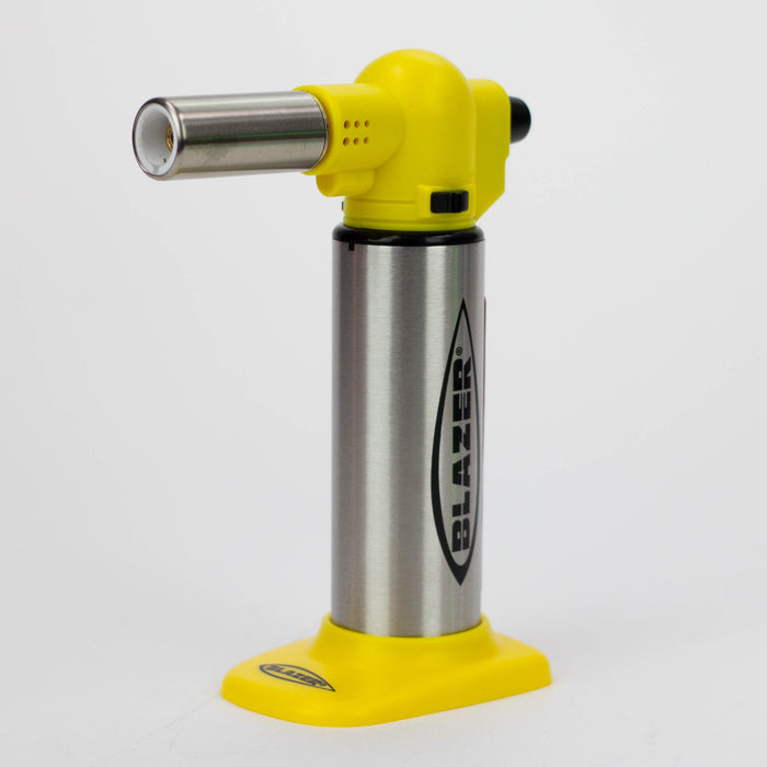 BIG BUDDY | Butane Refillable Turbo Torch - #IMBLASER series Torch Smoking Cat Distribution Yellow