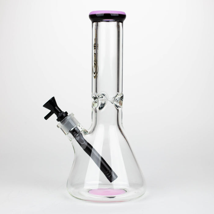 Genie | 12" Classic beaker 9 mm glass water bong [BK001] Glass Bong ONE