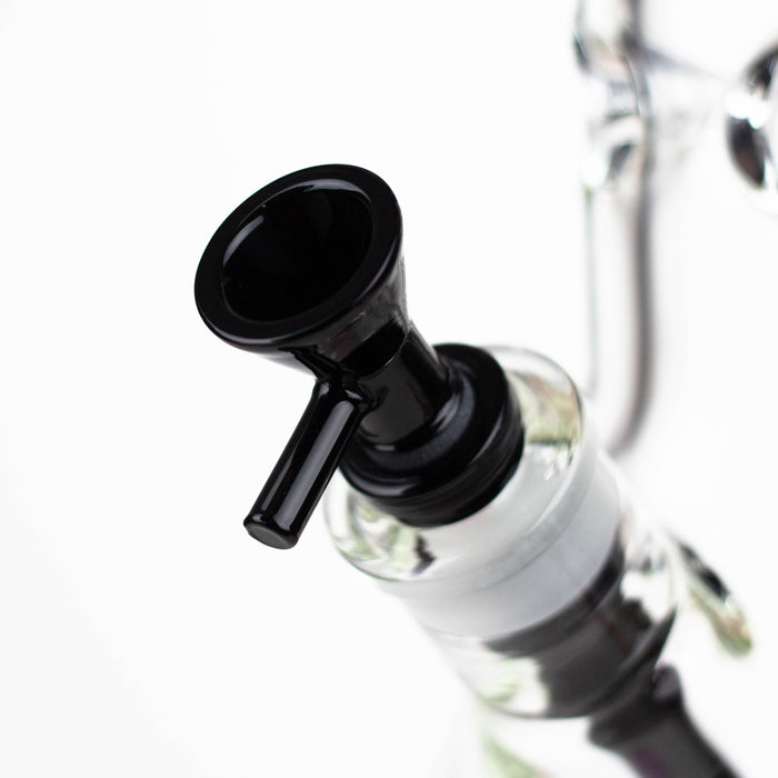 Genie | 12" Classic beaker 9 mm glass water bong [BK001] Glass Bong ONE