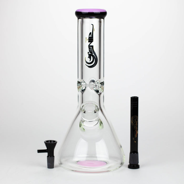 Genie | 12" Classic beaker 9 mm glass water bong [BK001] Glass Bong ONE