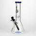 Genie | 12" Classic beaker 9 mm glass water bong [BK001] Glass Bong ONE Jade Blue