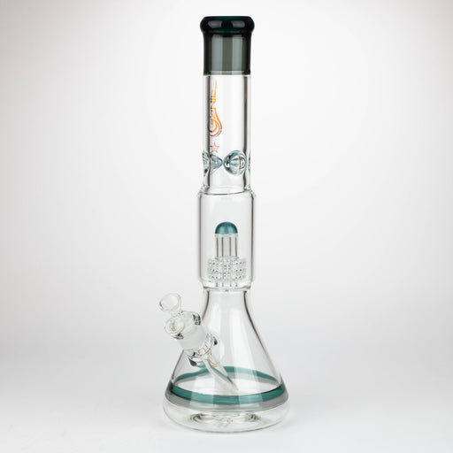 GENIE | 17" shower head percolator 7 mm glass water bong [GB20011] Glass Bong ONE A