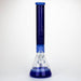 Genie | 17" sandblasted artwork tube 7 mm glass water bong [GB21006] Glass Bong ONE