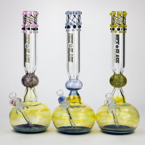 NG | 17 inch Dotted and Fumed Round Base Beaker [S396] Glass Bong High-End Brands Glass