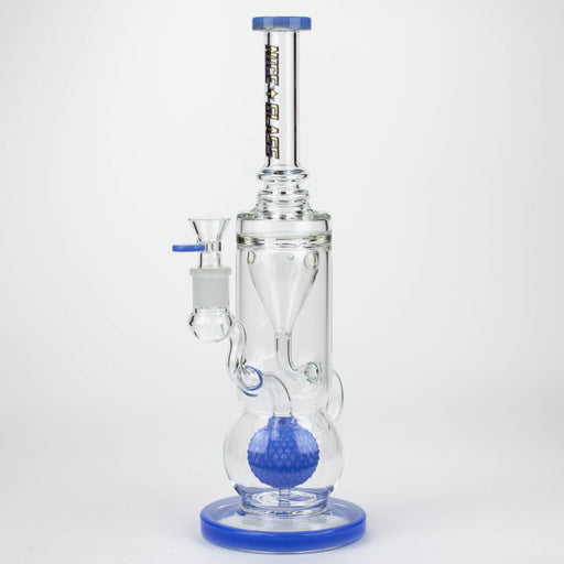 NG | 15 inch Textured Ball Incycler [S393] Glass Bong High-End Brands Glass JADE BLUE