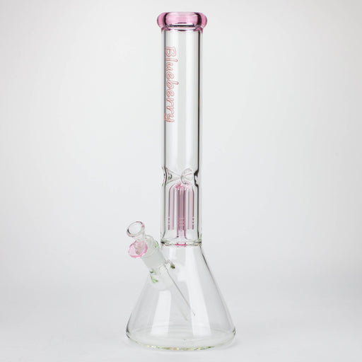 Blueberry | 16 inch 4-Arm Tree Perc Beaker [S302] Glass Bong High-End Brands Glass PINK