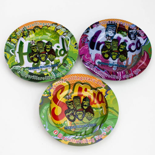 ZRound Metal Tray Pack of 6 Tray 777 Smoke