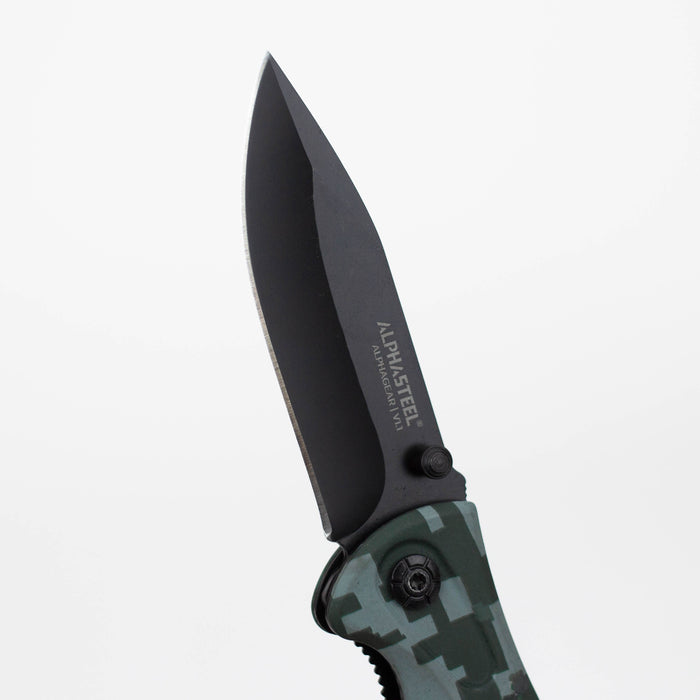 ALPHASTEEL | Hunting Knife - NEW Military FOLD