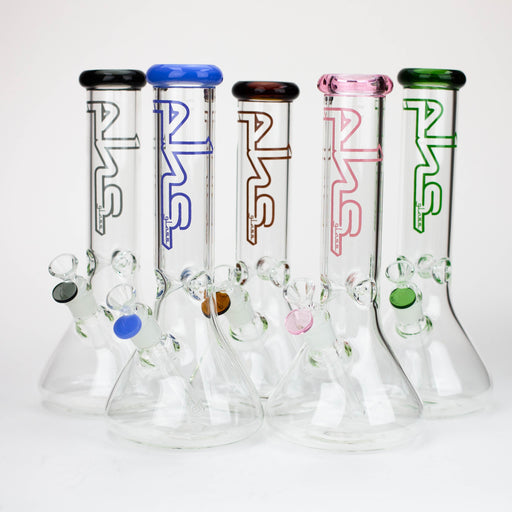 PHS | 12" Glass beaker Bong [PHS-12xx] Glass Bong Purple Haze Smoke Inc