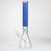 Genie | 17" sandblasted artwork tube 7 mm glass water bong [GB21005] Glass Bong ONE
