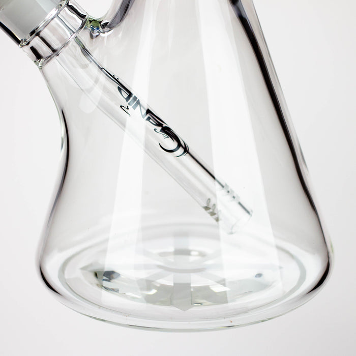 Genie | 17" sandblasted artwork tube 7 mm glass water bong [GB21005] Glass Bong ONE