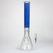 Genie | 17" sandblasted artwork tube 7 mm glass water bong [GB21005] Glass Bong ONE