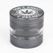 Heavy Duty Large "Don't Panic It's Organic" 4 Parts Weed Grinder Engraved in Canada Design #1 Regular Grinder Laser Ninja Gray