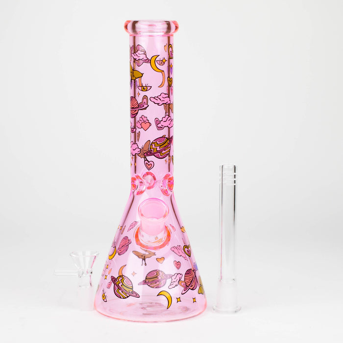 10" Glass Bong With Space Design [WP 143]
