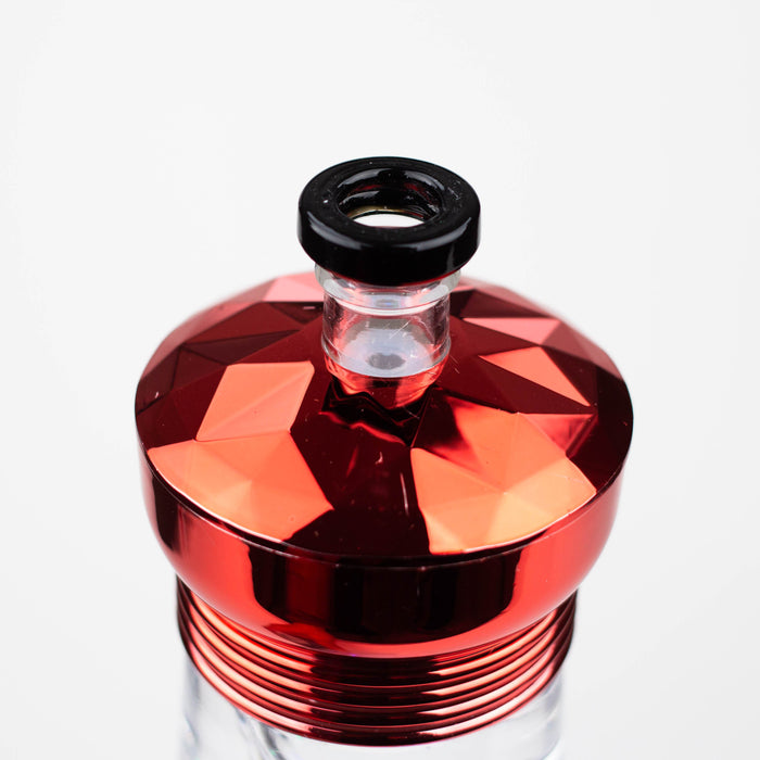 12" Electric lava lamp bong with UFO Perc (Assorted color) Resin · Silicone · Plastic Bong JJ Distribution