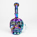 7" Skull shape Eletroplate Glass Bong [WP 045] Glass Bong JJ Distribution