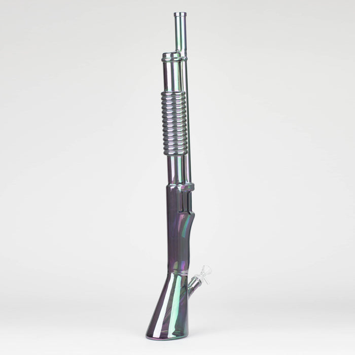 26.5"  Eletroplate Shotgun Glass Bong [WP-155]