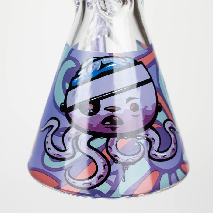 Castle Glassworks | 16" Octopus Beaker Bong Glass Bong Castle Glassworks