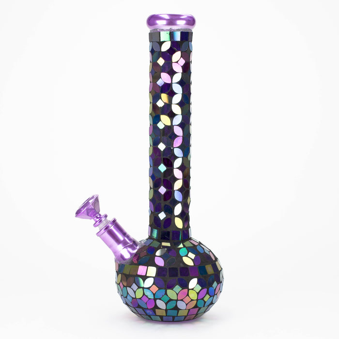 15.5" Mosaic 7mm glass bong [MSAK-4] Glass Bong Canadian Distributor