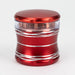 ZHeavy-duty 2.5" Aluminum Grinder 4 Layers [GA3361] Regular Grinder 777 Smoke Red