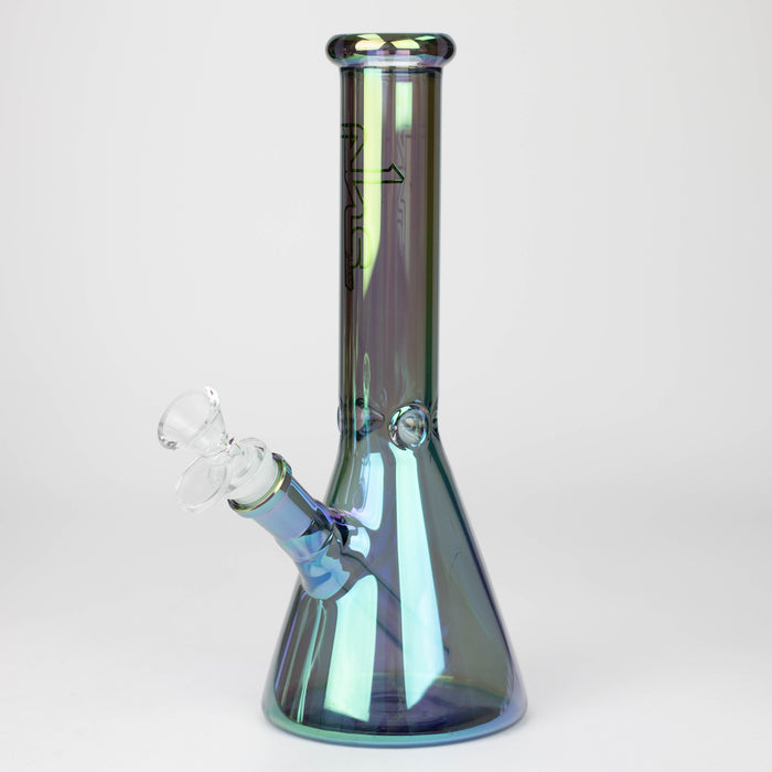 PHS |  10" Solid Color Eletroplate Glass Beaker Bong [PHSCR-10]