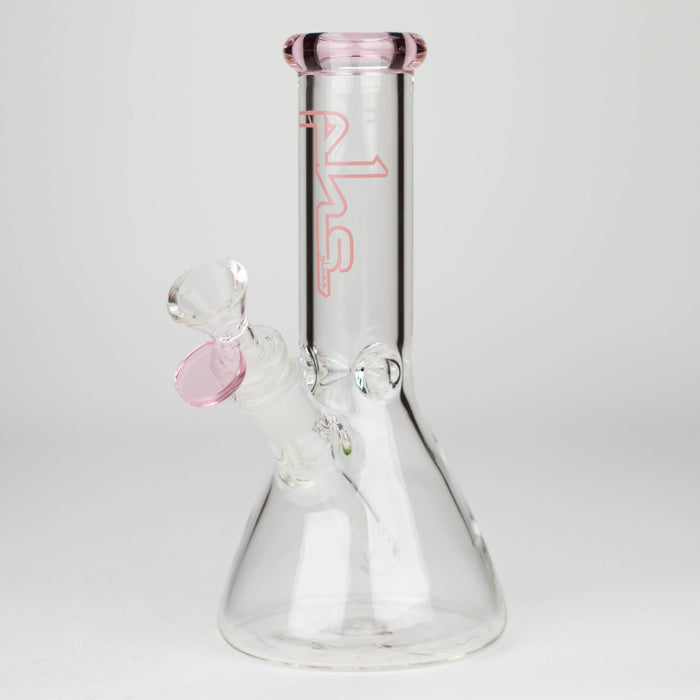 PHS | 8" Glass beaker Bong [G23177] Glass Bong Purple Haze Smoke Inc Pink