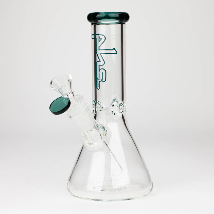PHS | 8" Glass beaker Bong [G23177] Glass Bong Purple Haze Smoke Inc Teal