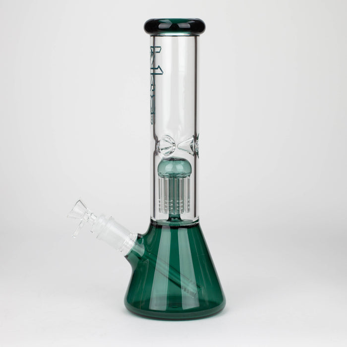 PHS | 12" Glass beaker color Bong with tree arm percolator [PHSPR-12] Glass Bong Purple Haze Smoke Inc