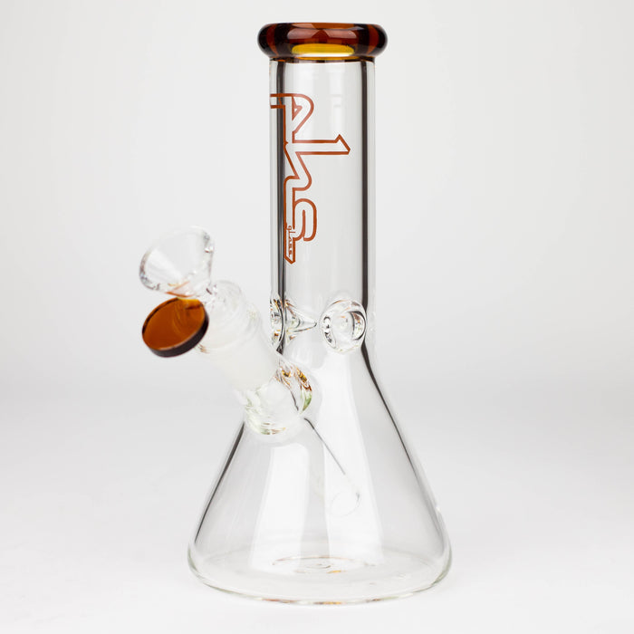 PHS | 8" Glass beaker Bong [G23177] Glass Bong Purple Haze Smoke Inc Amber