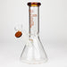 PHS | 8" Glass beaker Bong [G23177] Glass Bong Purple Haze Smoke Inc Amber