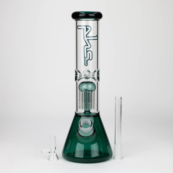 PHS | 12" Glass beaker color Bong with tree arm percolator [PHSPR-12] Glass Bong Purple Haze Smoke Inc