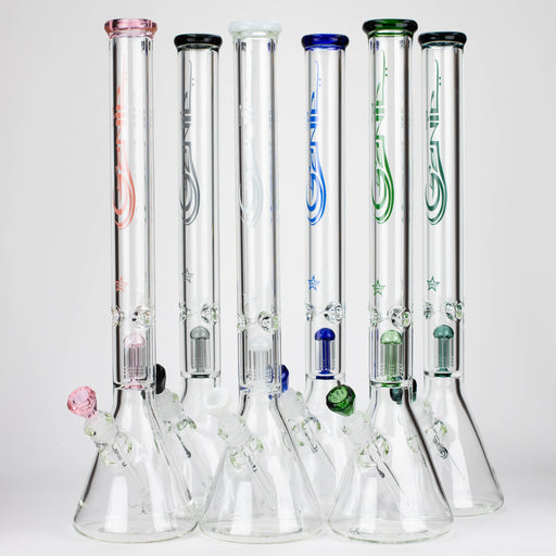 GENIE | 24" 9mm single percolator glass water bong [ GB1905 ] Glass Bong ONE