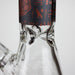 15.5" Egyptian Hieroglyph / 7 mm / Glass Bong [LL034-RED] Glass Bong JJ Distribution