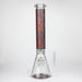 15.5" Egyptian Hieroglyph / 7 mm / Glass Bong [LL034-RED] Glass Bong JJ Distribution