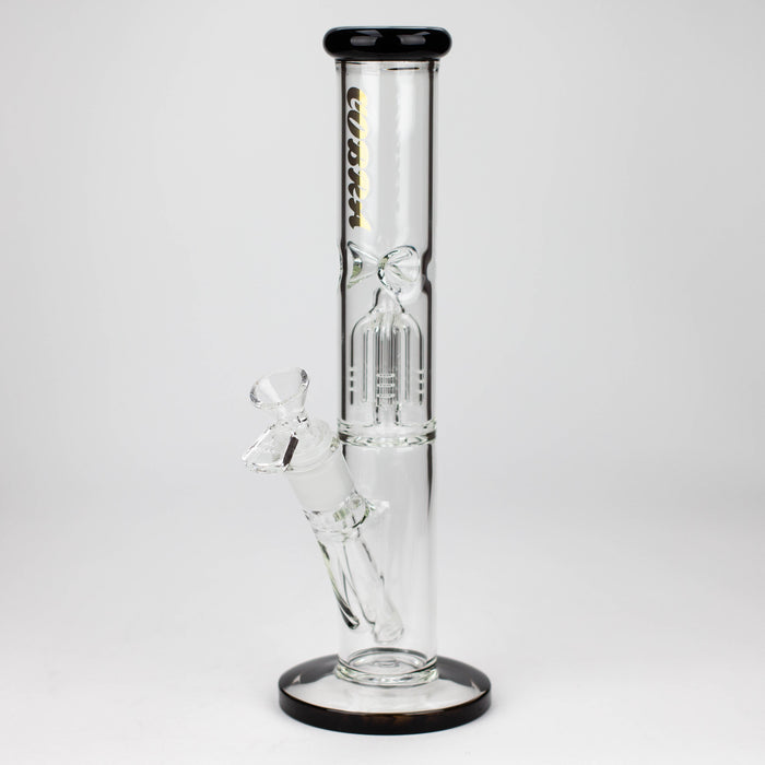 COBRA | 11.5" glass bong with tree arm percolator [DD35] Glass Bong JJ Distribution Black