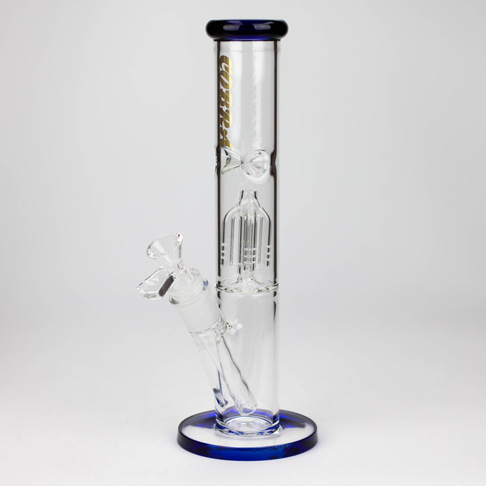COBRA | 11.5" glass bong with tree arm percolator [DD35] Glass Bong JJ Distribution Blue